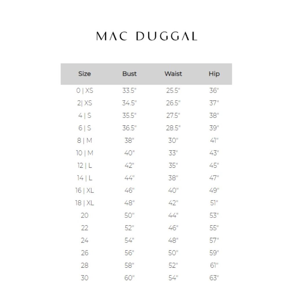Mac Duggal 70264D Cocktail Dresses Saffron Size 8 - Picture 5 of 8